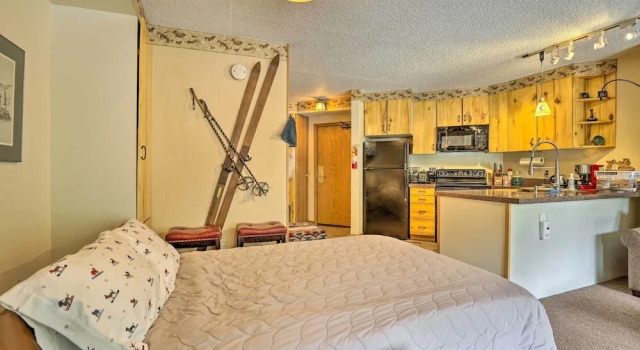 Ski-in/ski-out Studio at Winter Park Base!