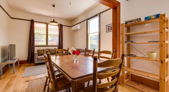 Rosehaven Cottage, Rezervasyon Tatil Evi Tasmanya kır evleri, Küçük Ev
