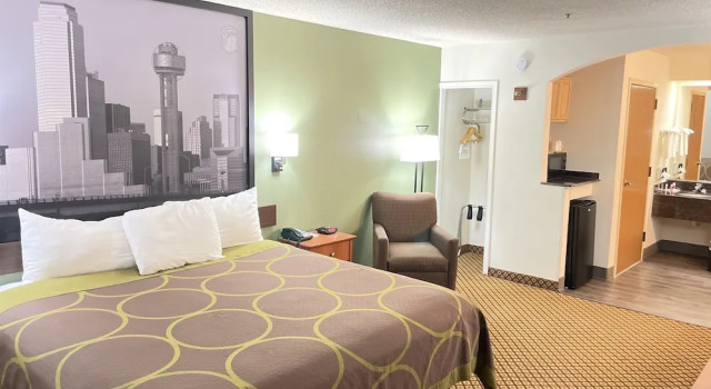 Двухместный номер Super 8 by Wyndham Fort Worth Downtown South