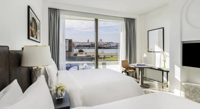 Четырёхместный номер Standard с балконом и с видом на город Fairmont La Marina Rabat Sale Hotel