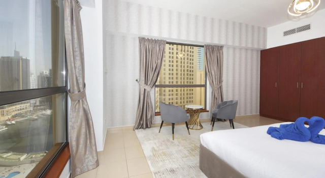 Spacious Two Bedroom in Sadaf 7 - JBR, Забронировать Отель Джумейра , рядом с Dubai Marina Yacht Club