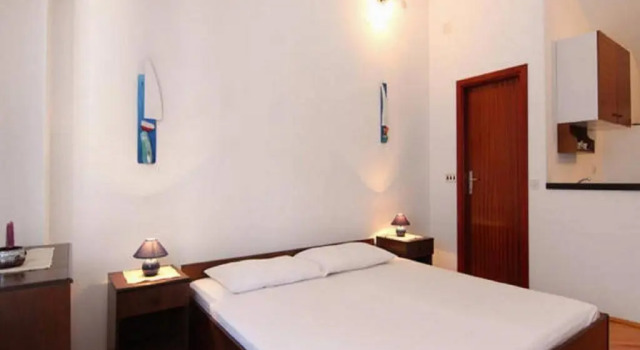 Студия с балконом и с видом на море Apartments Nadia