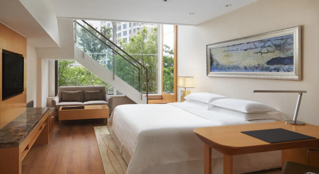 Семейный люкс Дуплекс Sheraton Yantai Golden Beach Resort