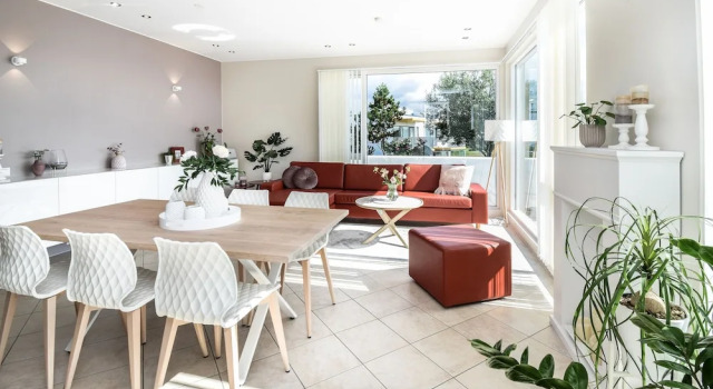 Апартаменты Deluxe с 2 комнатами с балконом House Þ1