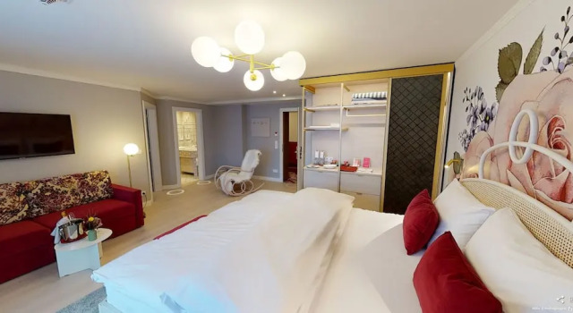 Семейный номер Standard с 2 комнатами с видом на горы Wellnesshotel ...liebes Rot-Flüh