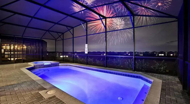 Вилла 3727la - Brand New 10beds Villa at Windsor Island/pool/spa/firew