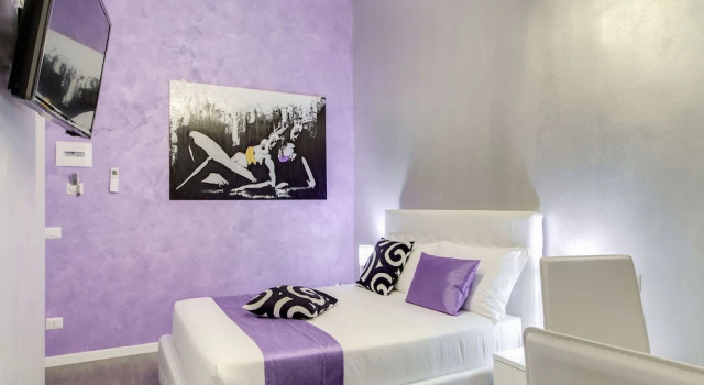Двухместный номер Classic с балконом и с видом на внутренний двор B&B Colosseo Panoramic Rooms