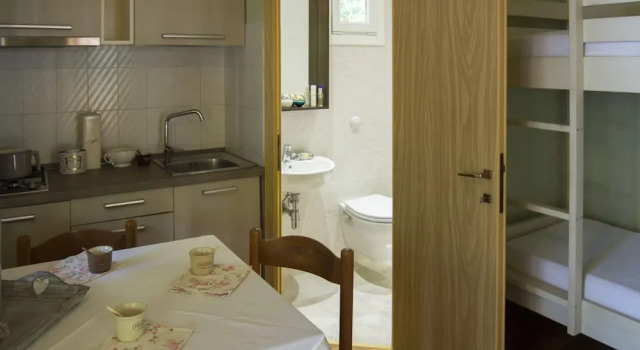 Бунгало Standard с видом на сад Camping Campo dei Fiori