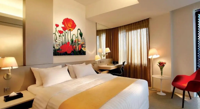 Executive Dvoulůžkový s manželskou postelí pokoj Wangz Hotel