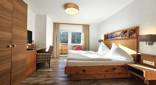 Двухместный номер Comfort с балконом и с видом на горы Naturhotel Waldesruhe Oberstdorf
