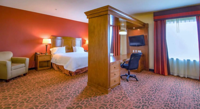 Двухместный люкс Hampton Inn & Suites Bastrop