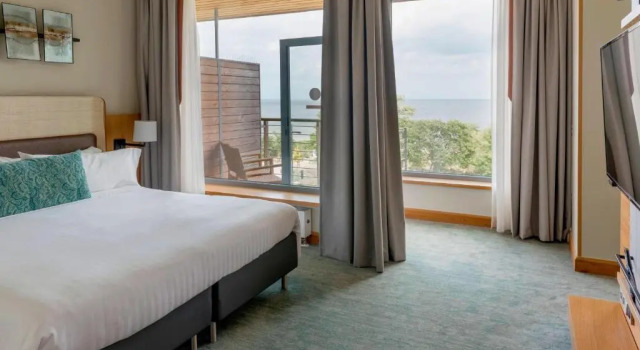 Двухместный номер Standard с балконом и с видом на море Sopot Marriott Resort & Spa