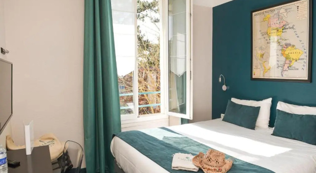 Двухместный номер Standard с видом на сад The Originals Boutique Hôtel La Villa Ouest & Spa