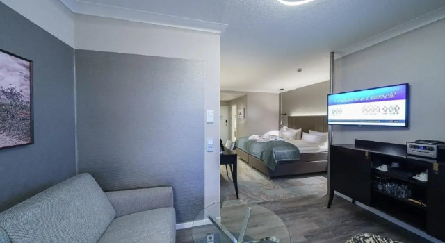 Двухместный номер Standard с балконом и с видом на море Strandhotel Duhnen