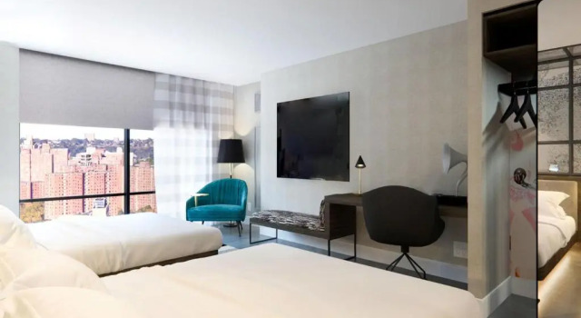 Четырёхместный номер Standard Renaissance New York Harlem Hotel