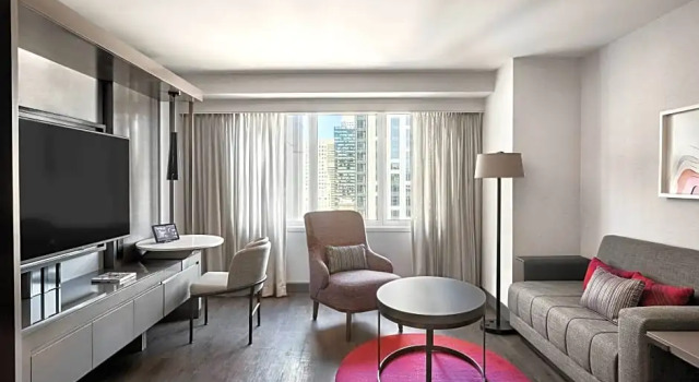 Двухместный полулюкс c 1 комнатой с видом на город San Francisco Marriott Marquis Union Square
