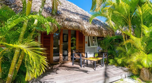 Бунгало с видом на сад Moorea Beach Lodge