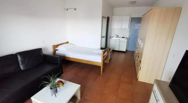 Студия с видом на море Moon Rocks Hostel