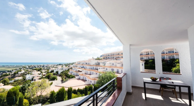 Апартаменты Superior Цокольный этаж с 2 комнатами с видом на море Complejo Bellavista Residencial