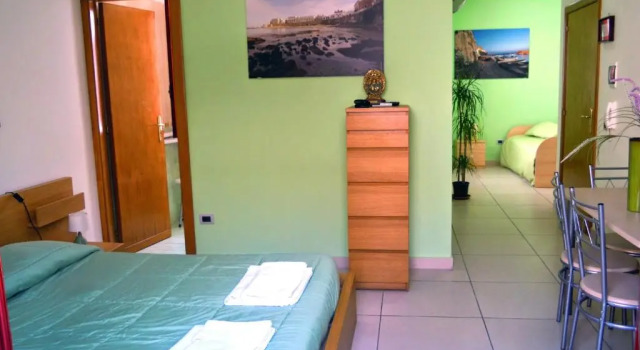 Четырёхместный номер Standard с видом на море B&B del Lungomare