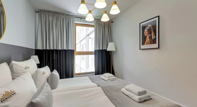 Двухместные апартаменты Deluxe Aura Island Riverside by Downtown Apartments