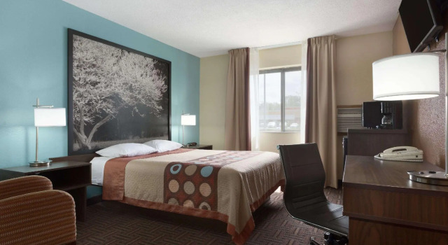 Двухместный номер Standard Super 8 by Wyndham Mount Vernon, IL