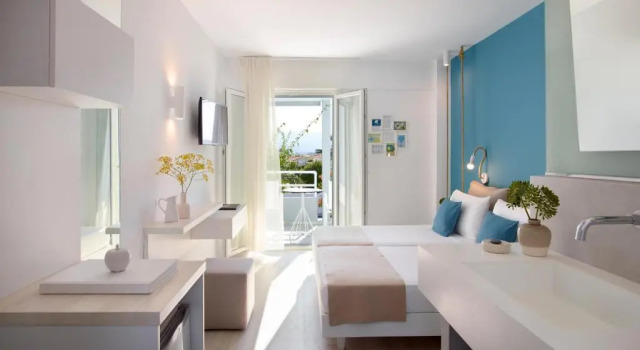 Двухместный номер Standard с частичным видом на море Kouros Seasight Hotel