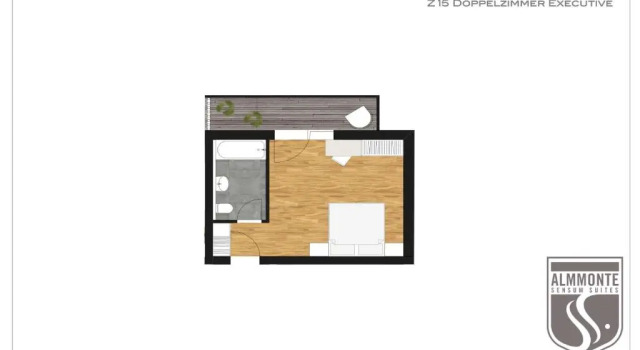 Двухместный номер Executive с балконом ALMMONTE SENSUM SUITES - Funky Living Hotel