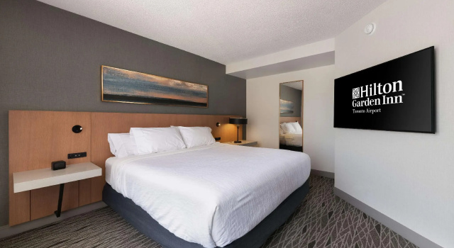 Двухместный люкс c 1 комнатой Hilton Garden Inn Toronto Airport