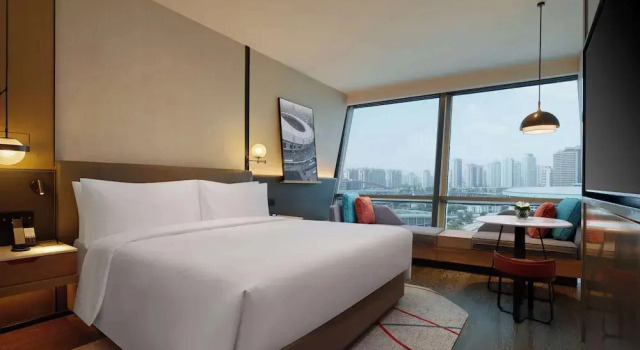 Двухместный люкс Deluxe с видом на парк Radisson Blu Hotel, Shanghai Stadium