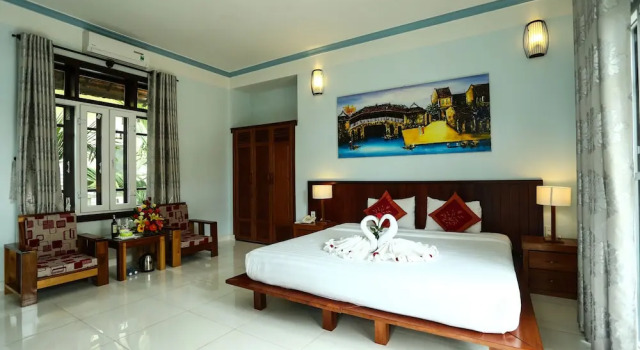Номер Superior с видом на сад Hoi An Holiday Villa