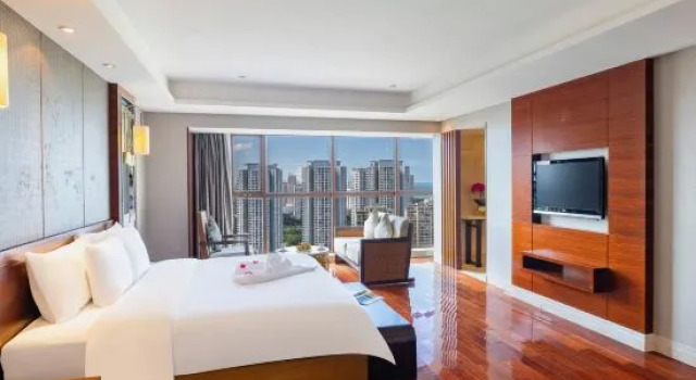 Люкс Deluxe Дуплекс с красивым видом из окна Sanya Phoenix Waterside Gloria Resort