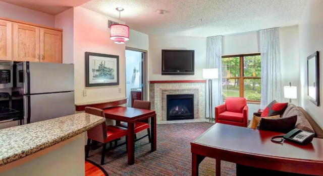 Двухместный люкс 1 Bedroom 2 room Residence Inn Minneapolis Plymouth