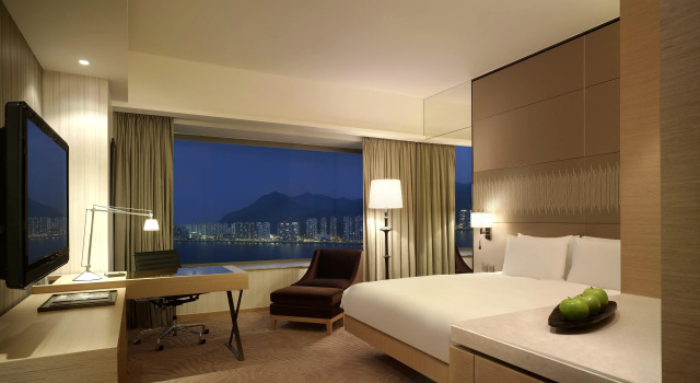 Двухместный номер с видом на гавань Hyatt Regency Hong Kong, Sha Tin