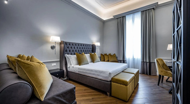 Четырёхместный номер Standard Hotel Ungherese Small Luxury Hotel