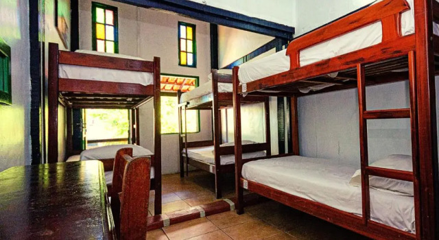 Кровать в общем номере Pousada Villas Boas Arraial do Cabo