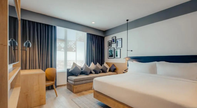 Двухместный люкс c 1 комнатой Hilton Garden Inn Casablanca Sud
