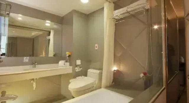 Трёхместный номер Standard с красивым видом из окна The Metro Hotel Taichung
