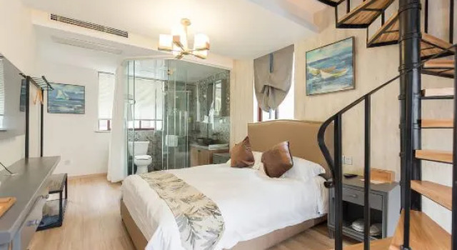 Семейный люкс Дуплекс Hangzhou Timesong Hostel (West Lake Zhejiang University Yuquan)