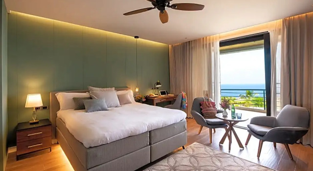 Номер Deluxe Цокольный этаж с видом на океан Golden Rock Dive and Nature Resort