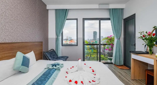 Двухместный номер Standard с балконом Hương Biển Hotel
