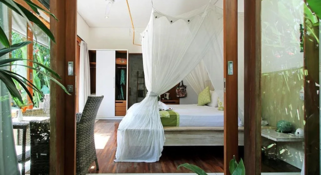 Tri Sandhya Villa, Rezervovat Vila Chaty v Bali, Chalupa