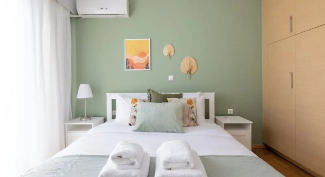 Апартаменты Santorini-2-Bedroom Apt in Nea Smyrni