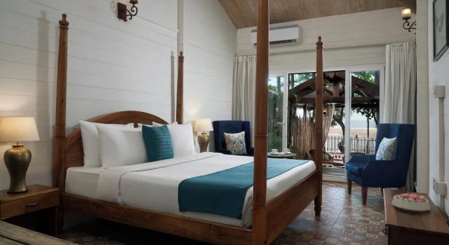 Standard huone rannan tuntumassa Larisa Resort, Morjim