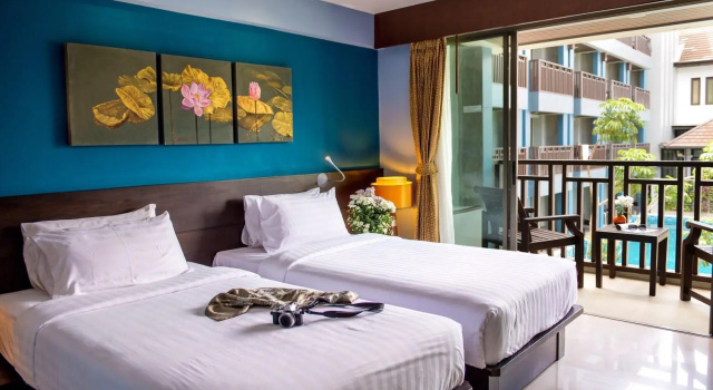 Номер Deluxe с балконом Blue Tara Hotel Krabi Ao Nang