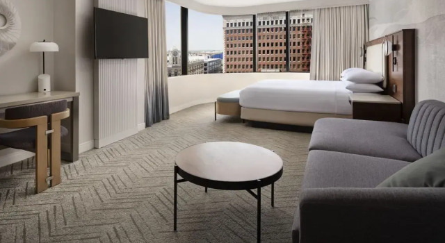 Двухместный номер Standard с видом на город Marriott Long Beach Downtown