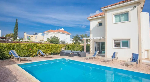 Villa Protaras Kentro Lovely 3BDR Protaras Villa with private pool Close to Fig Tree Bay, Rezervovat Vila Protaras Famagusta, poblíž Sunrise Beach