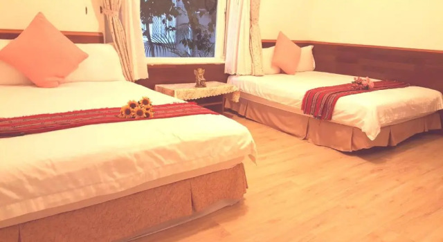 Четырёхместный номер Standard с видом на сад Yishin Garden B&B