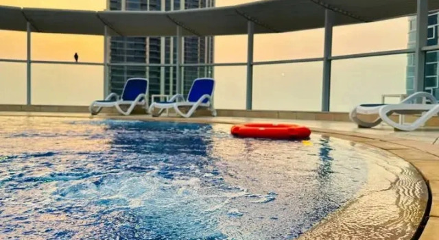 Квартира Luxry Full Marina View & RoofTop Pool, Забронировать Апартаменты/квартира Дубай Эмират Дубай, рядом с Дубайский аквариум