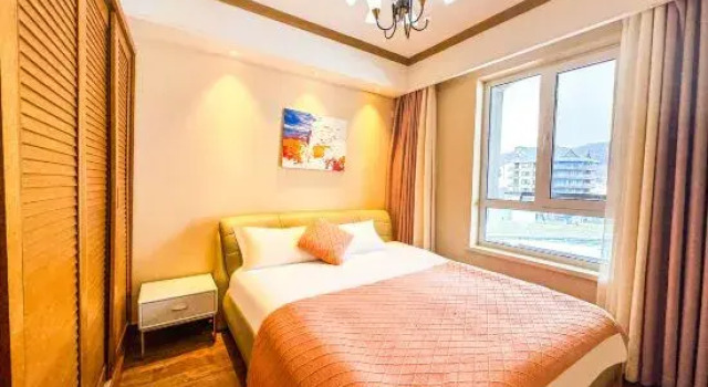 Двухместный люкс Premium с 2 комнатами Xuelu Zhenxuan Qingshan Homestay